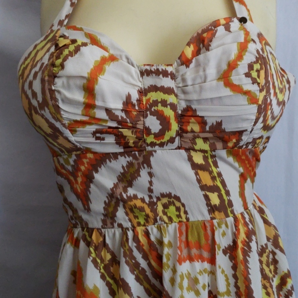 NEW GUESS MULTICOLOR DRESS SZ 2 - Picture 2 of 8